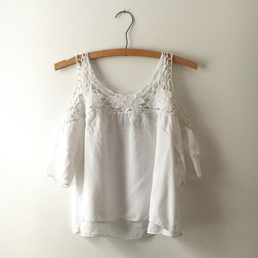 Summery White Top